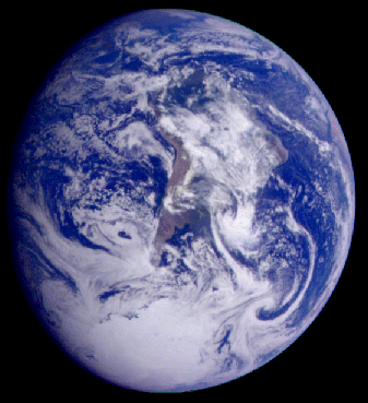 Y Ddaear o'r Llong-Ofod 'Galileo'